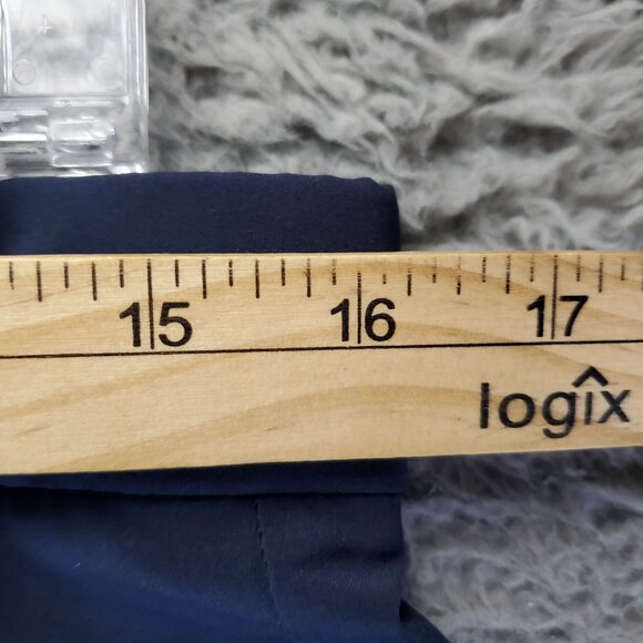 Athleta Shorts Womens Size 6 Navy Blue Tribeca 7" Recycled Polyester Blend - Picture 4 of 8